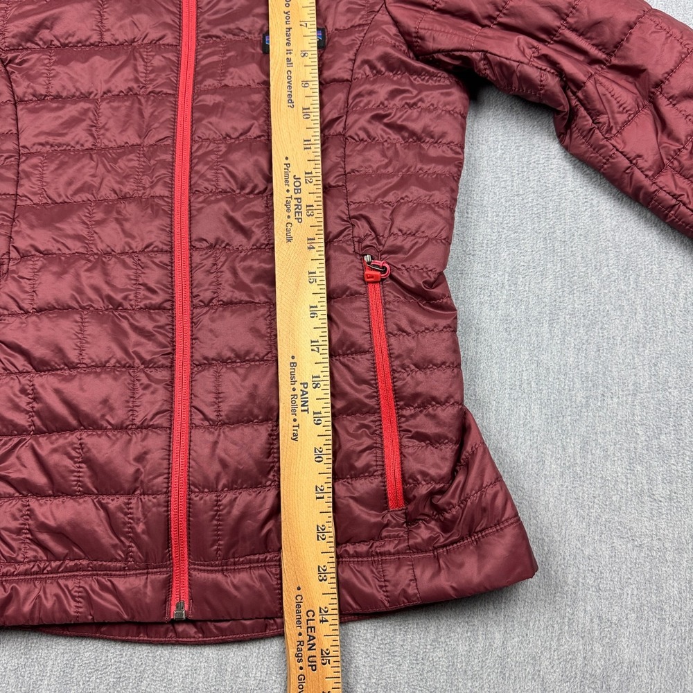 Patagonia Jacket Womens XXS Red Nano Puffer Insulated Primaloft Full Zip - Picture 8 of 13